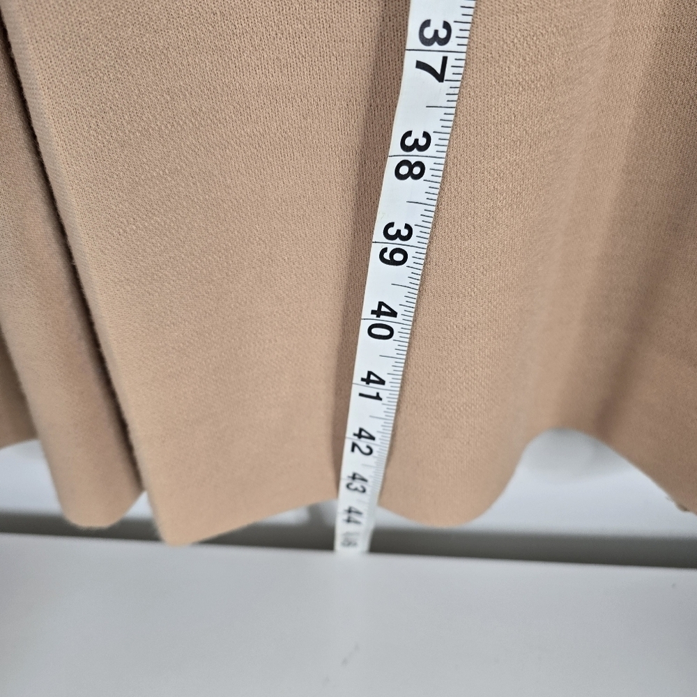 Vintage Givenchy Sport Camel Pleated Hem Maxi Skirt Size 10 Wool Blend - Picture 10 of 14